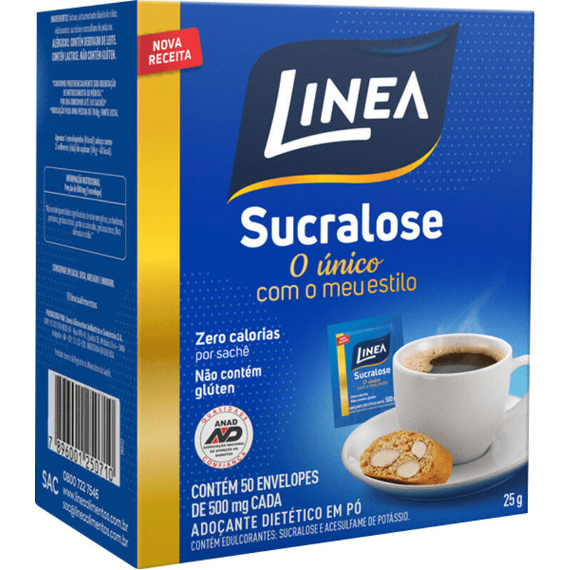 Adoçante Linea Sucralose Minissachê 25g