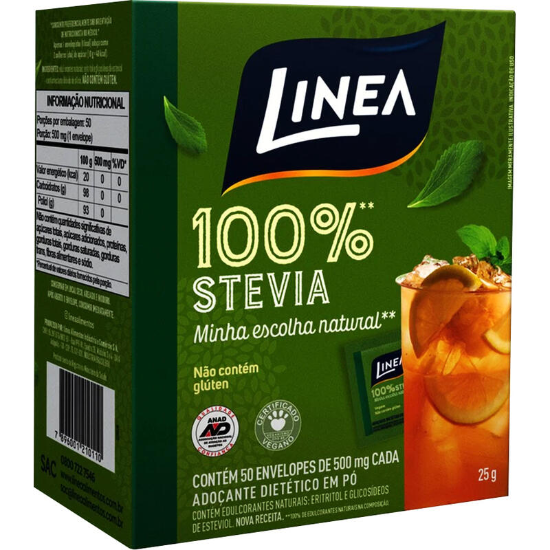 Adoçante Linea Stevia Minissachê 25g