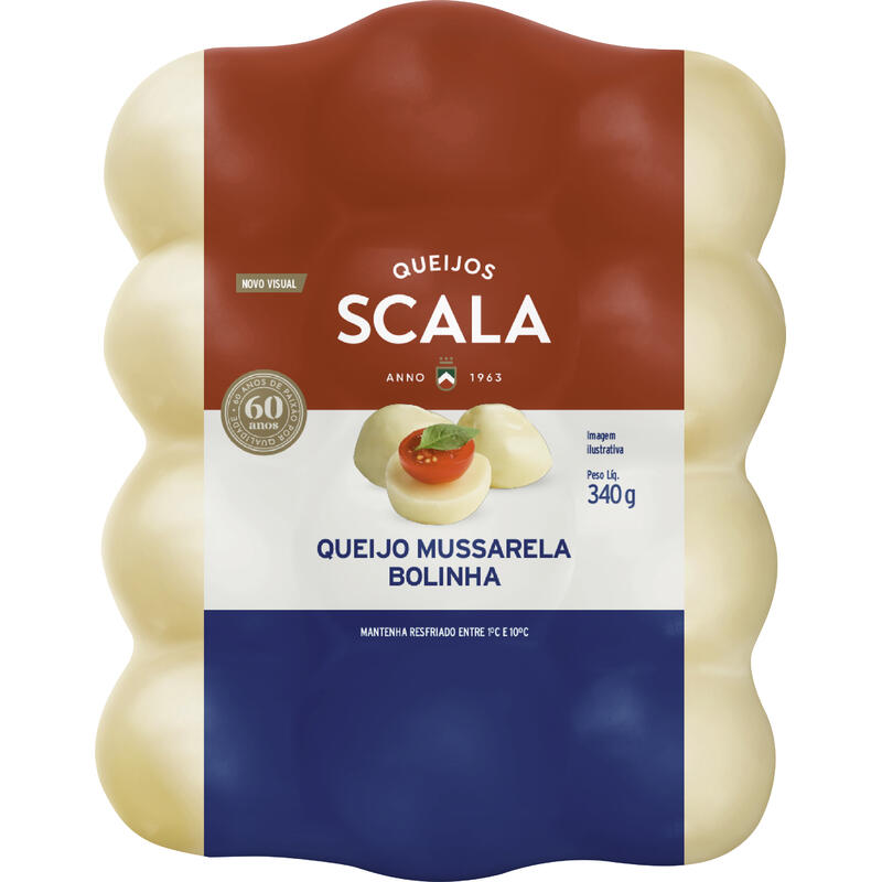 Queijo Mussarela Bolinha Scala 340g