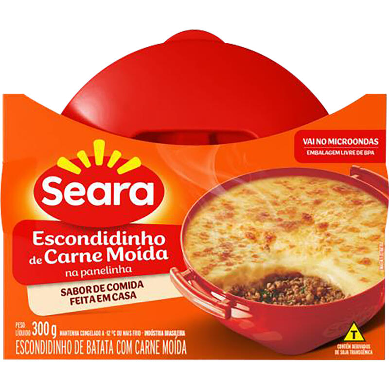 Escondidinho Carne Moída Seara na Panelinha Pote 300g