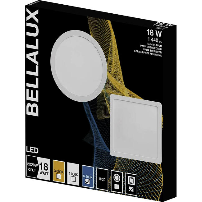 Plafon Bellalux Quadrado 18W un