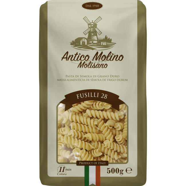 Macarrão Grano Duro Antico Molino Fusilli 500g