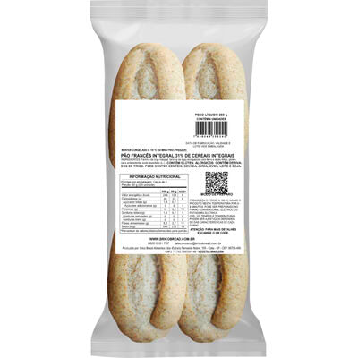 Pão Francês Brico Congelado Integral 280g