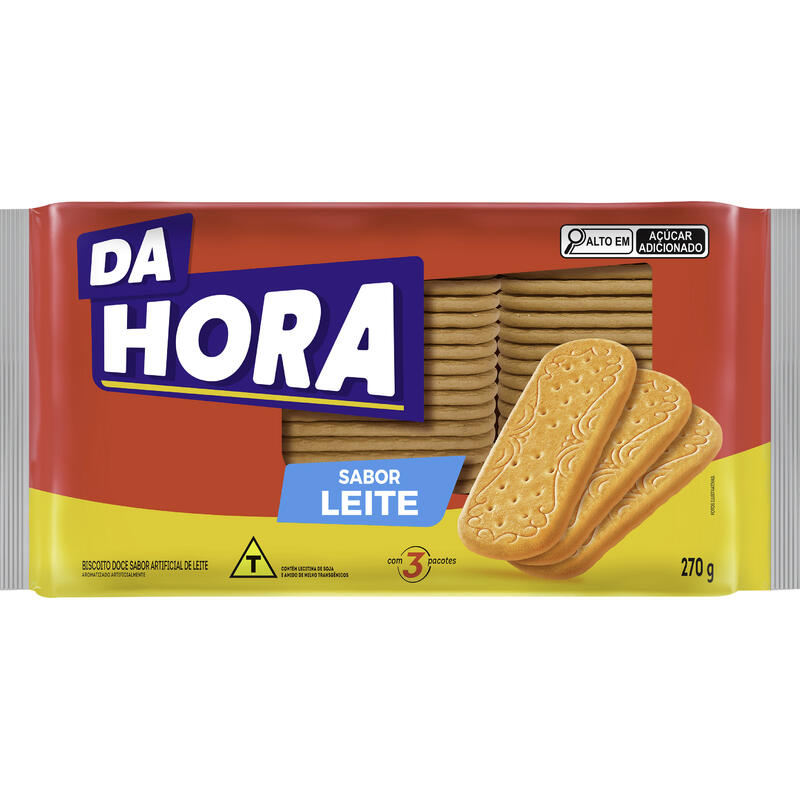 Biscoito Da Hora Leite 270g