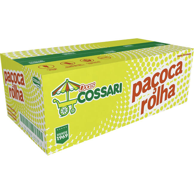 Doce de Paçoca Rolha Cossari Embalada 100 un