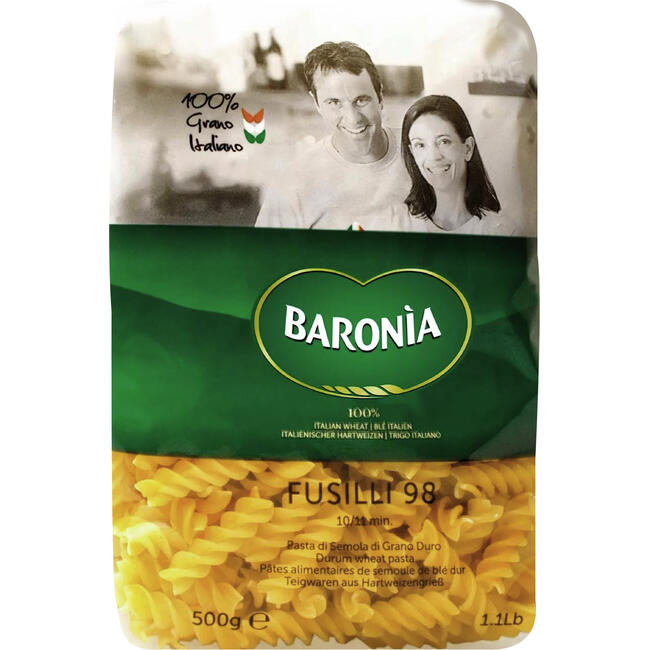 Macarrão Grano Duro Baronia Fusilli 500g