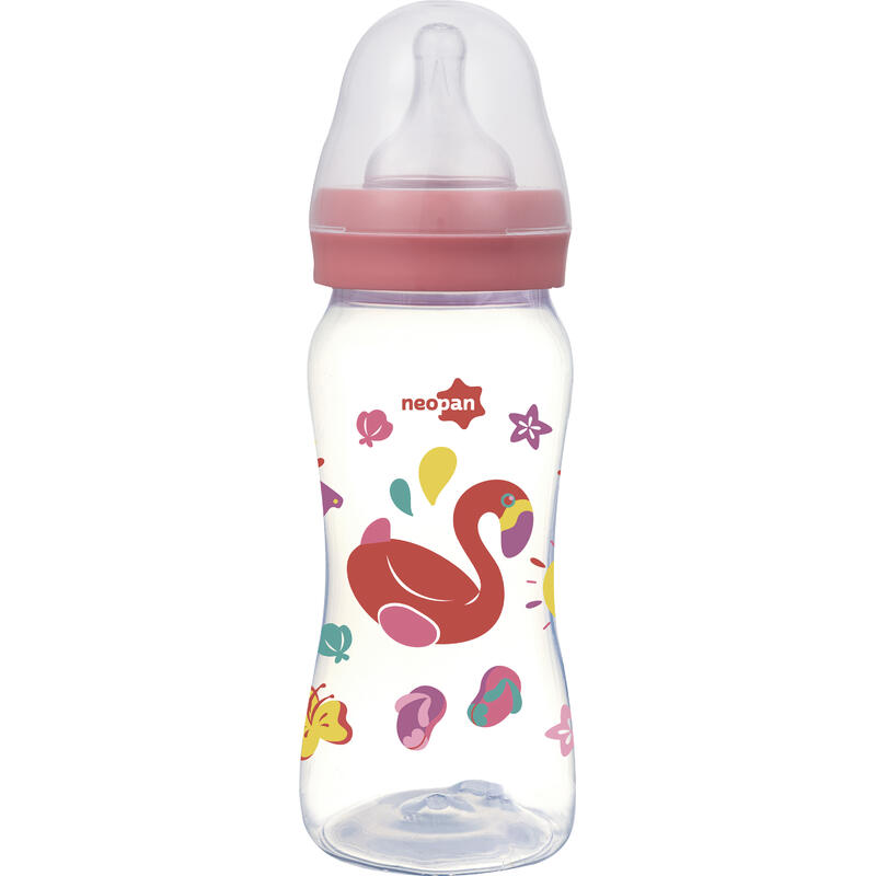 Mamadeira Neopan Ref.2662 Rosa 300ml un
