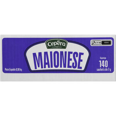 Maionese Cepêra Minissachê 140x7g