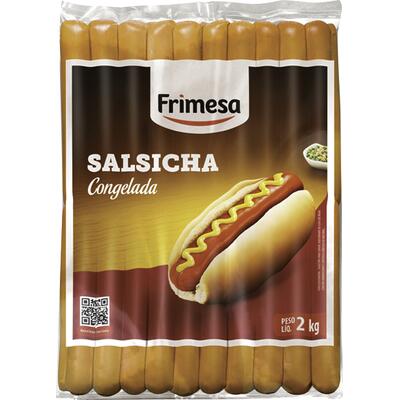 Salsicha Hot Dog Frimesa Congelada 2kg