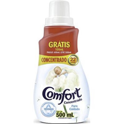 Amaciante Roupas Concentrado Comfort Cuidado Br 500ml