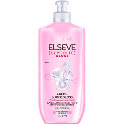 Creme para Pentear Elseve Glycolic Gloss 250ml