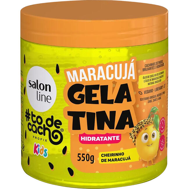 Gelatina para Cachos Salon Line Maracujá 550g
