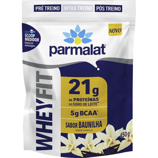 Suplemento Alimentar Parmalat Wheyfit Baunilha 450g