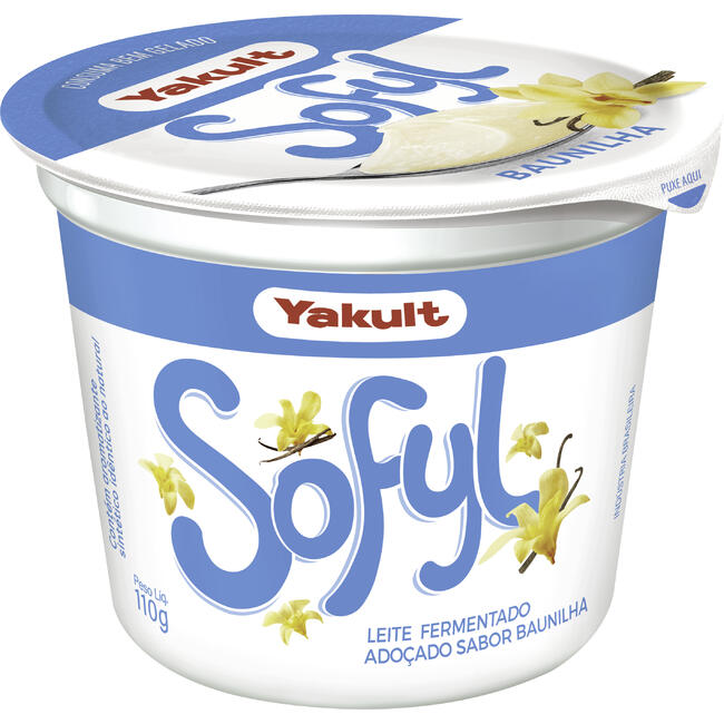 Sobremesa Láctea Fermentada de Baunilha Sofyl 110g