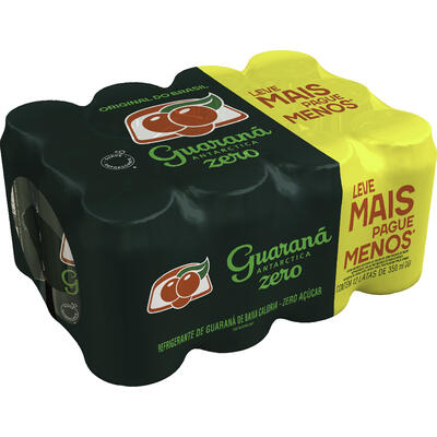 Refrigerante Guaraná Antarctica Zero 12x350ml