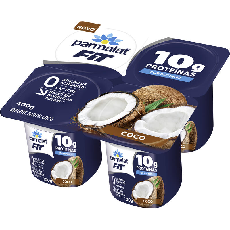 Iogurte Fit Parmalat Polpa Coco 400g
