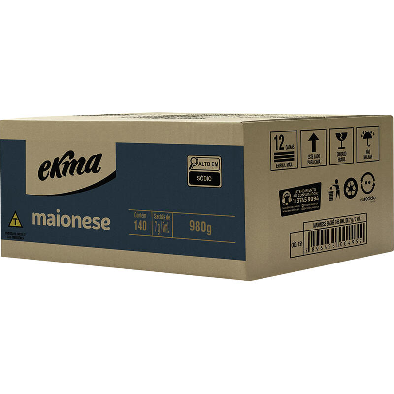 Maionese Ekma Minissachê 140x7g