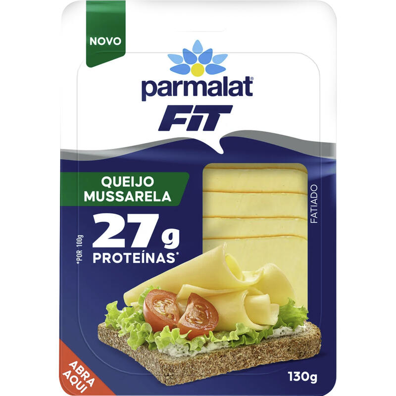 Queijo Mussarela Parmalat Fit Fatiado 130g