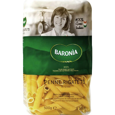 Macarrão Grano Duro Baronia Penne Rigate 500g