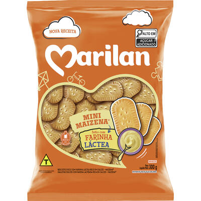 Biscoito Marilan Mini Maizena Feito com Farinha Láctea 300g