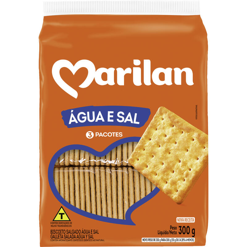 Biscoito Marilan Água e Sal 300g