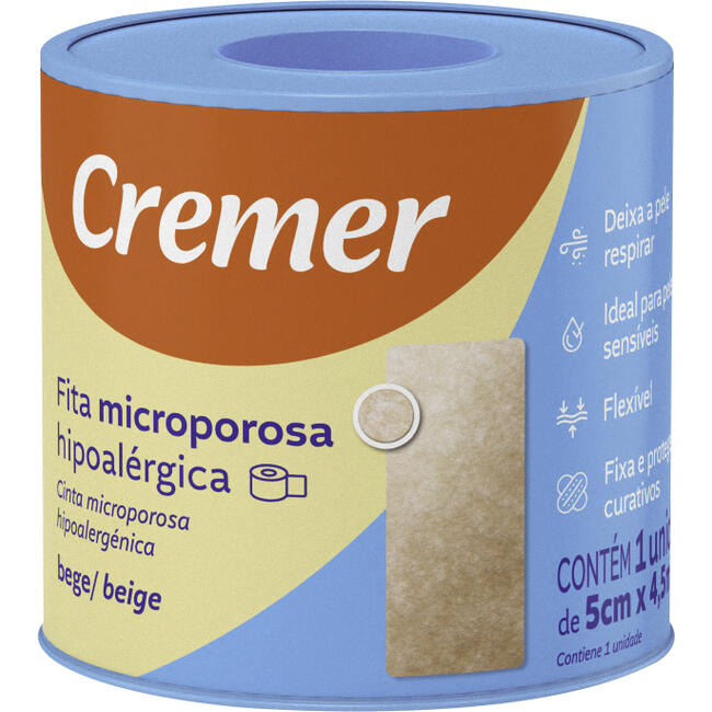 Fita Microporosa Cremer Bege un
