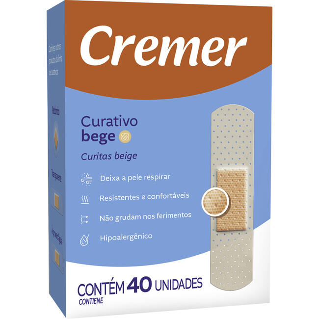 Curativo Cremer Bege 40 un