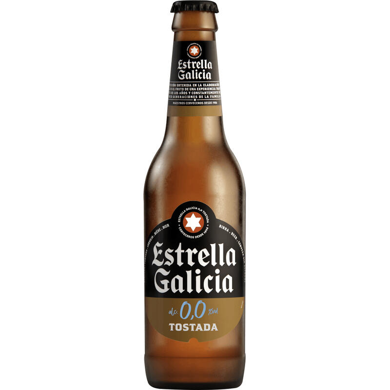 Cerveja Estrella Galicia Zero Tostada 330ml