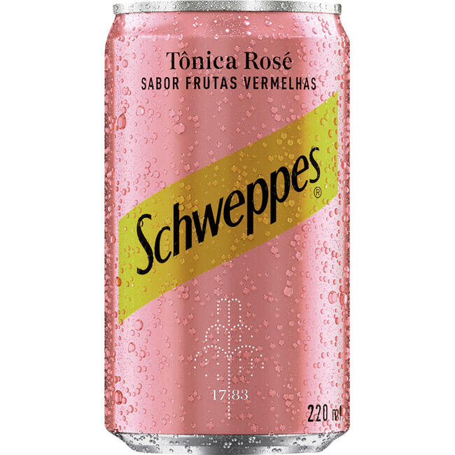Refrigerante Tônica Rosé Schweppes Frutas Vermelhas 220ml