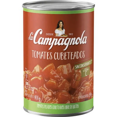 Tomate sem Pele La Campagnola Cubo 400g