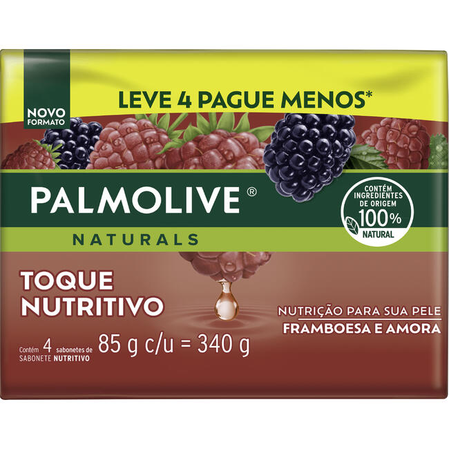 Sabonete Suave Palmolive Framboesa e Amora 4x85g