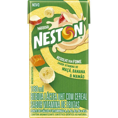 Bebida Láctea Neston Vitamina Maça, Banana  e Mamão 180ml
