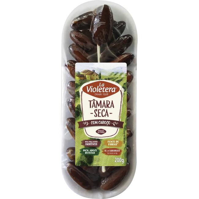 Tâmara La Violetera Com caroço 200g