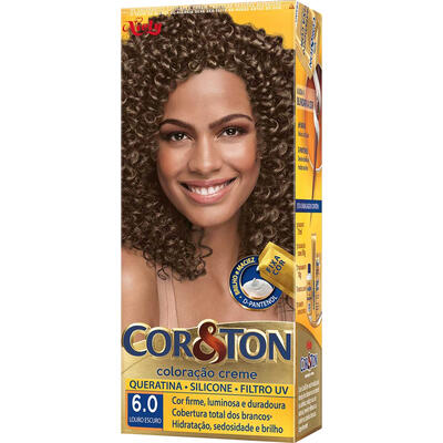 Coloração em Creme Mini 6.0 Louro Escuro Cor & Ton