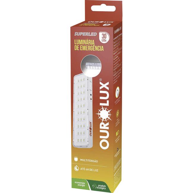 Luminária de Emergência Ourolux Bivolt un