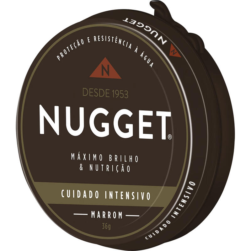 Cera em Pomada para Calçados Nugget Preto Lata 36g