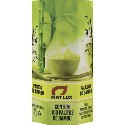 Palito de Dente Fiat Lux Bambu 100 unidades