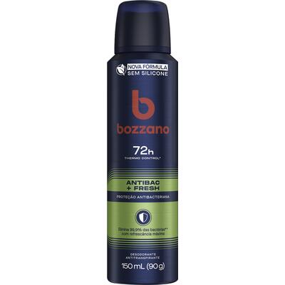 Desodorante Antitranspirante Aerosol Masculino Bozzano Fresh 150ml