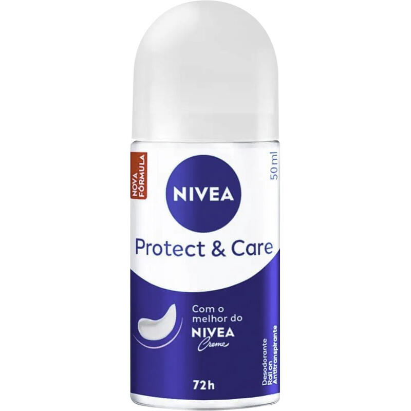 Desodorante Nivea Roll-On Derma Control Uniformiza Feminino Frasco 50ml