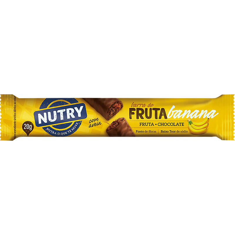 Barra de Fruta Nutry Banana com Chocolate 20g