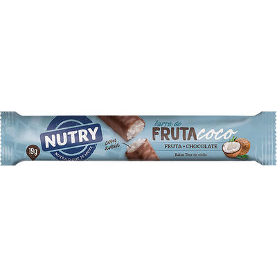 Barra de Fruta Nutry Coco com Chocolate 19g