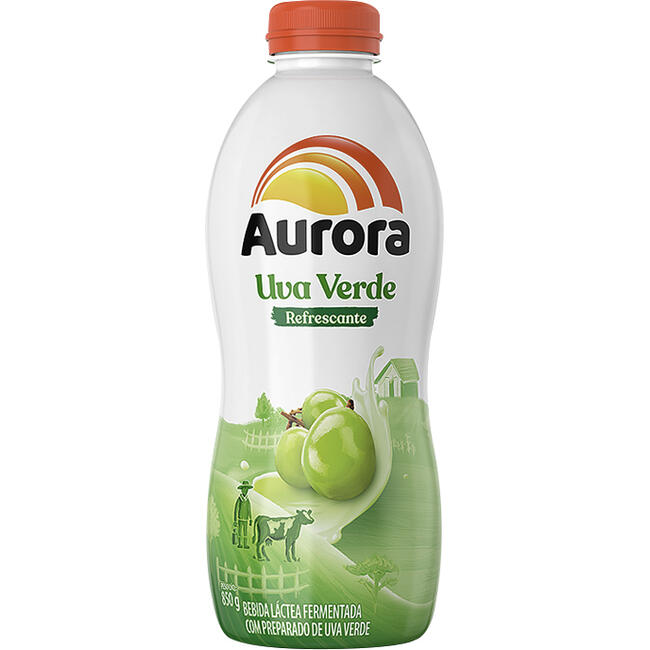 Bebida Láctea Aurora Uva Verde 850g
