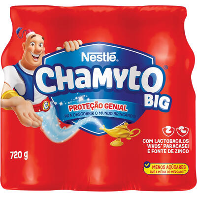 Leite Fermentado Chamyto Big Conjunto C/6 720g