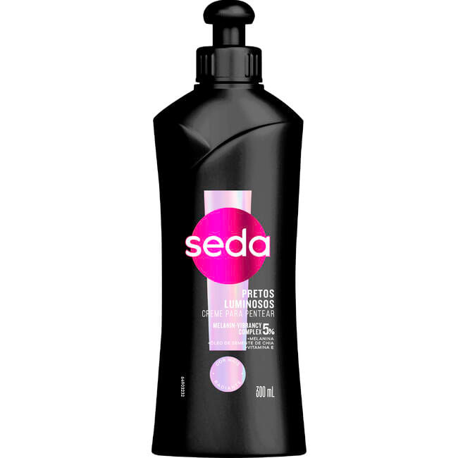 Creme para Pentear Seda Pretos Luminosos Frasco 300ml