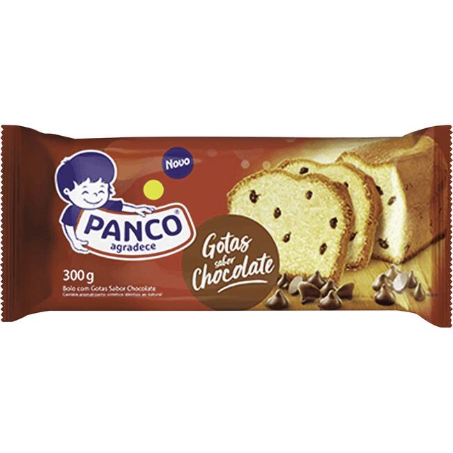 Bolo Panco Gotas de Chocolate Pacote 300g