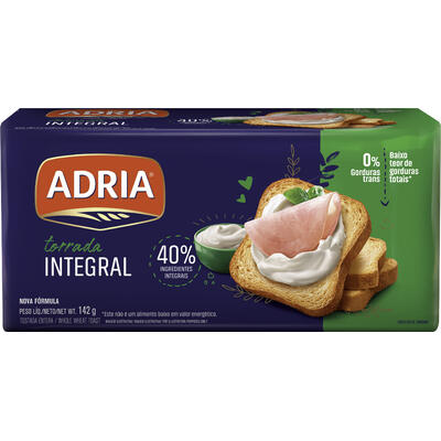 Torrada Integral Adria Pacote 142g