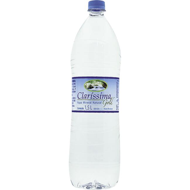 Água Mineral Claríssima Sem gás 1,5L