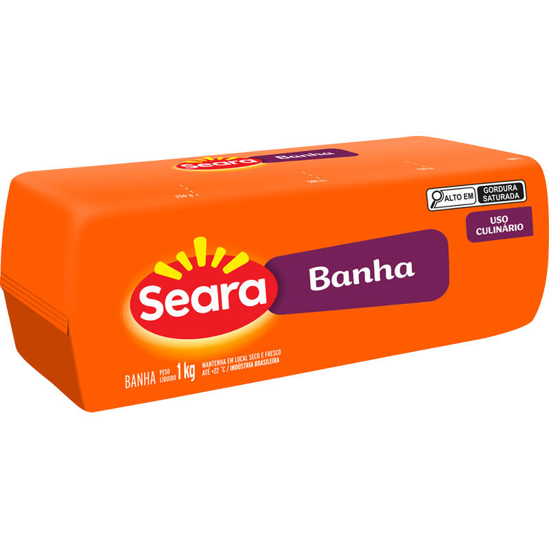 Banha Suína Seara 1kg