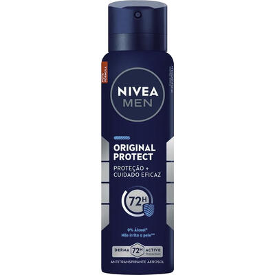 NIVEA MEN Desodorante Antitranspirante Aerossol Invisible Black & White Fresh 150ml