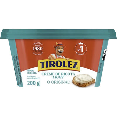 Creme de Ricota Tirolez Light 200g